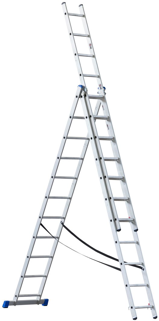 Rebrík G21 trojdielny, 7,6 m, 3 × 11 priečok