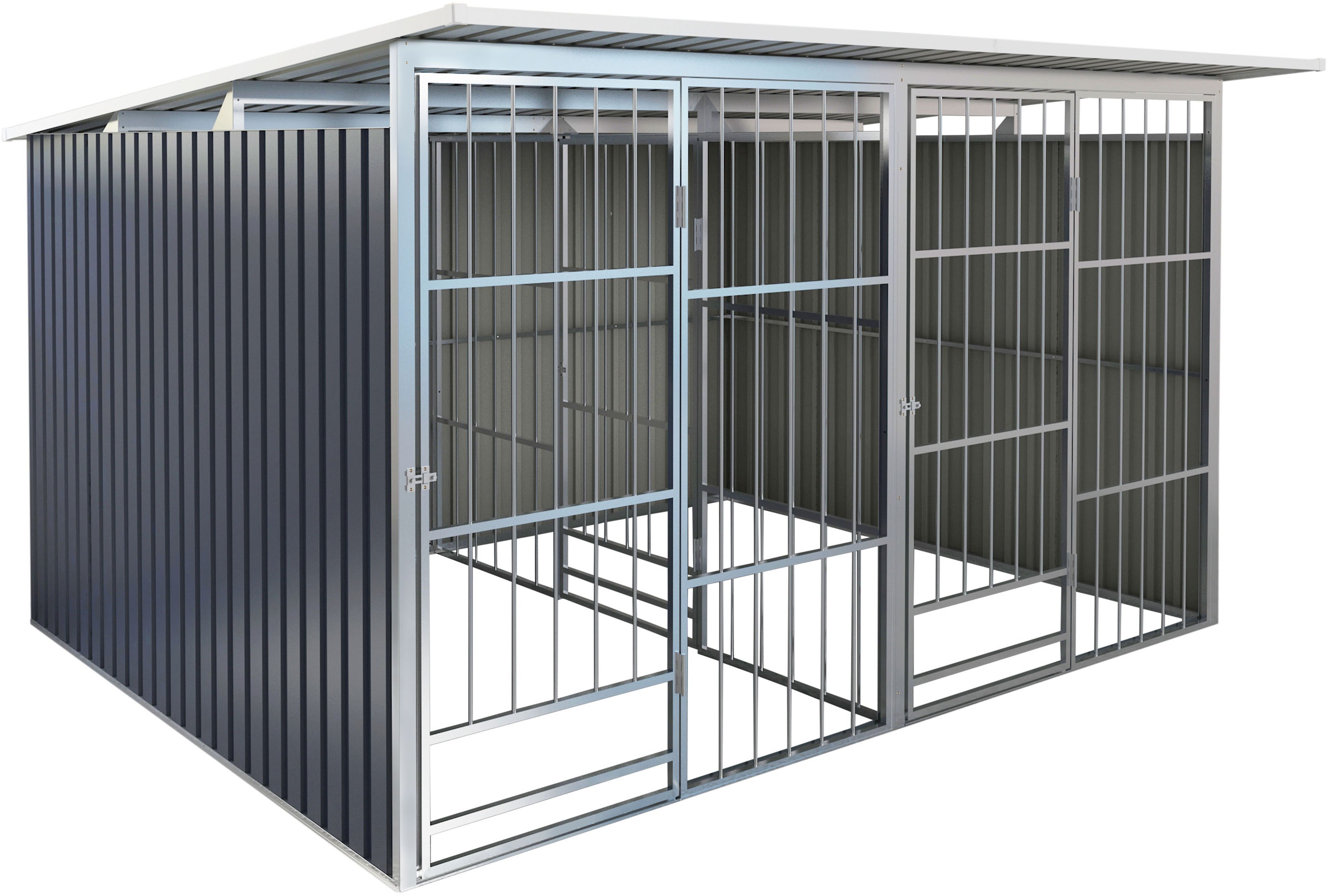 Koterec pre psa G21 KEN 886 – 322 × 275 cm dvojmiestny sivý