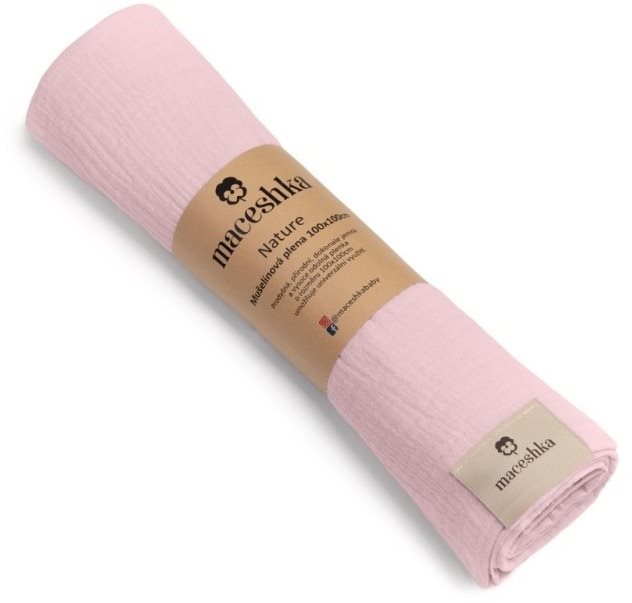 Maceshka Mušelínová plienka Nature Rose Blush