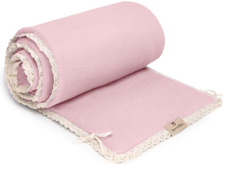 Maceshka mušelín Rose Blush, čipka