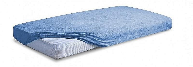 Maceshka Nepriepustné prestieradlo froté 120 × 60cm modrá