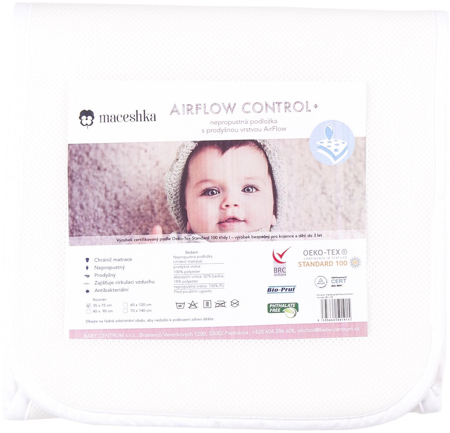 Maceshka Chránič matraca AirFlow Control+ 120 × 60 cm