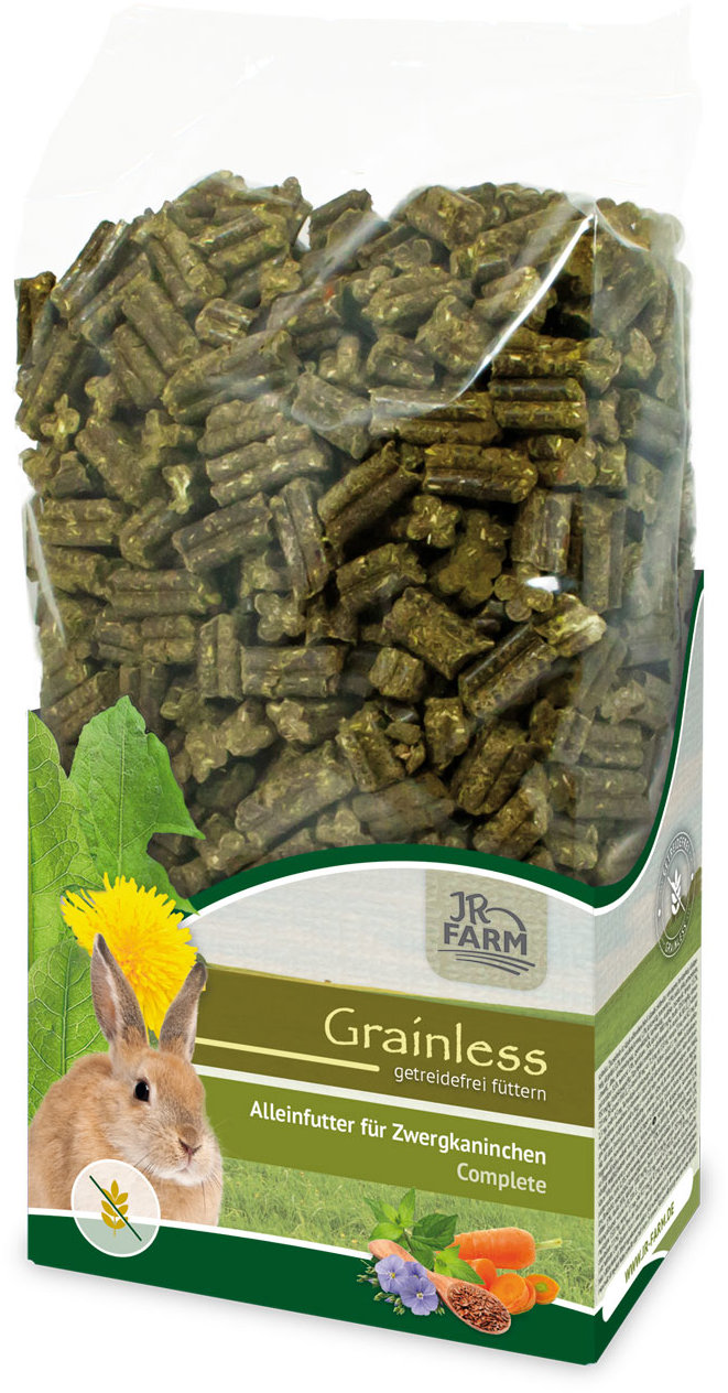 JR Farm Zakrpatený králik Grainless Complete 1350 g