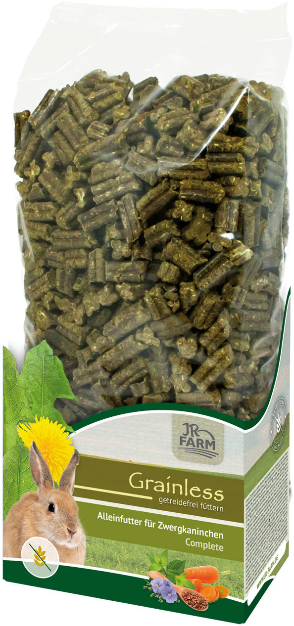 JR Farm Trpasličí králik Grainless Complete 3,5 kg