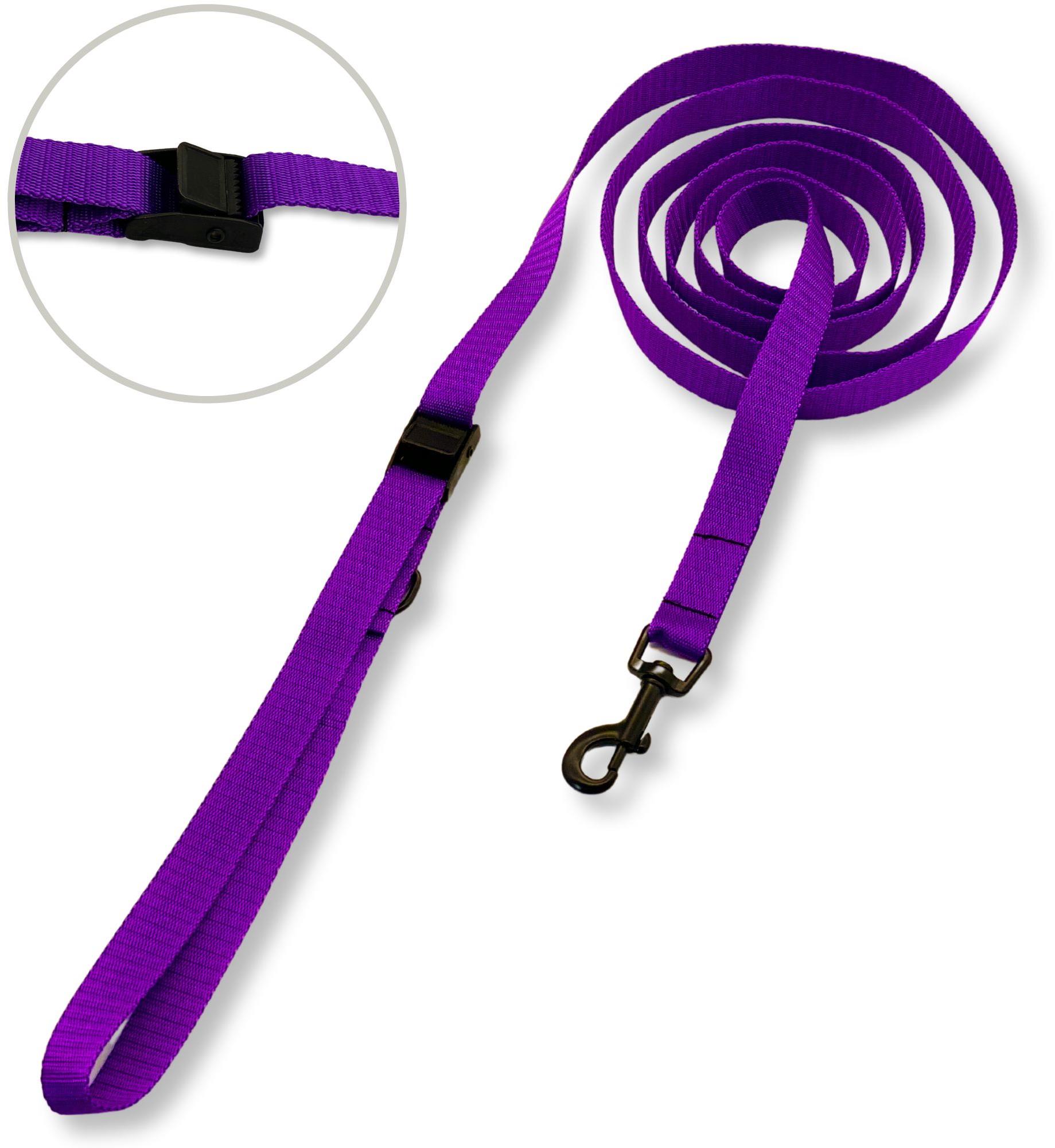 PafDog® Posuvné nastaviteľné vodítko 3 m, fialové