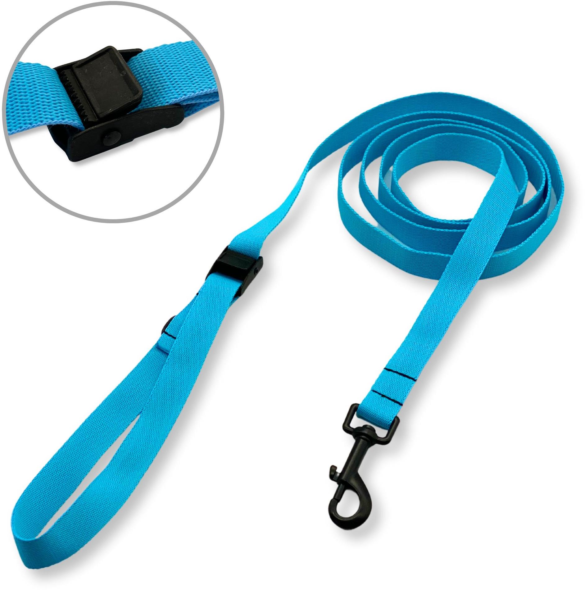 PafDog® Posuvné nastaviteľné vodítko 4 m, svetlo modré