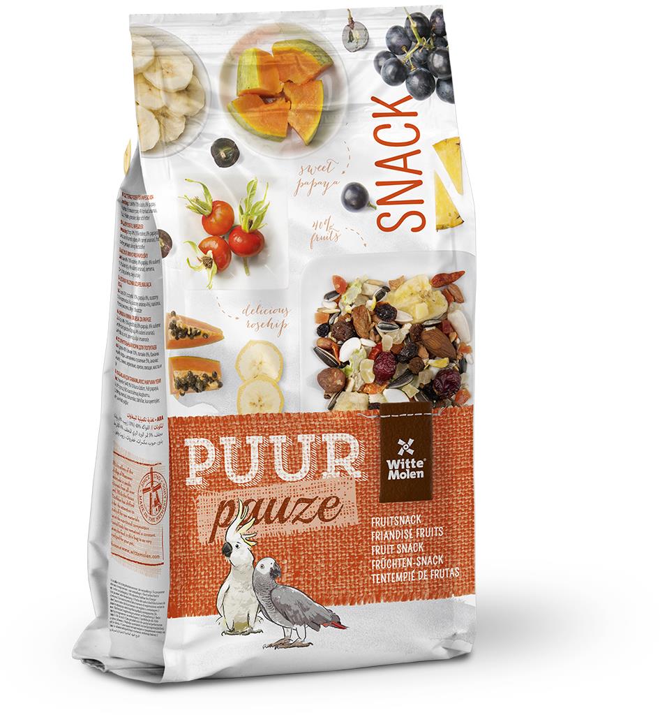 Witte Molen Puur Lahodná zmes s ovocím pre papagáje 750 g