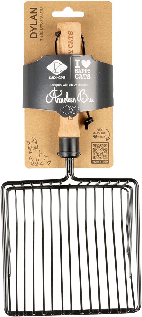 EBI D & D Dylan Čierna oceľová lopatka na podstielku