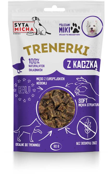 Syta micha – Maškrty pre psa s kačicou 80 g
