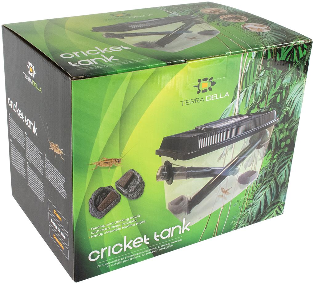 EBI Terra Della Nádoba na chov svrčkov s miskami na krmivo a vodu 30 × 19 × 20 cm