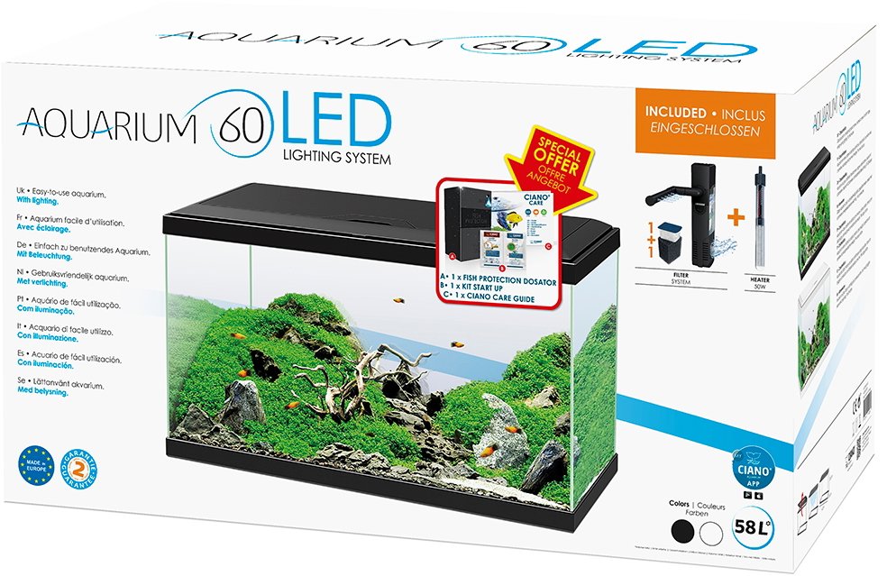CIANO Aquarium 60 Black