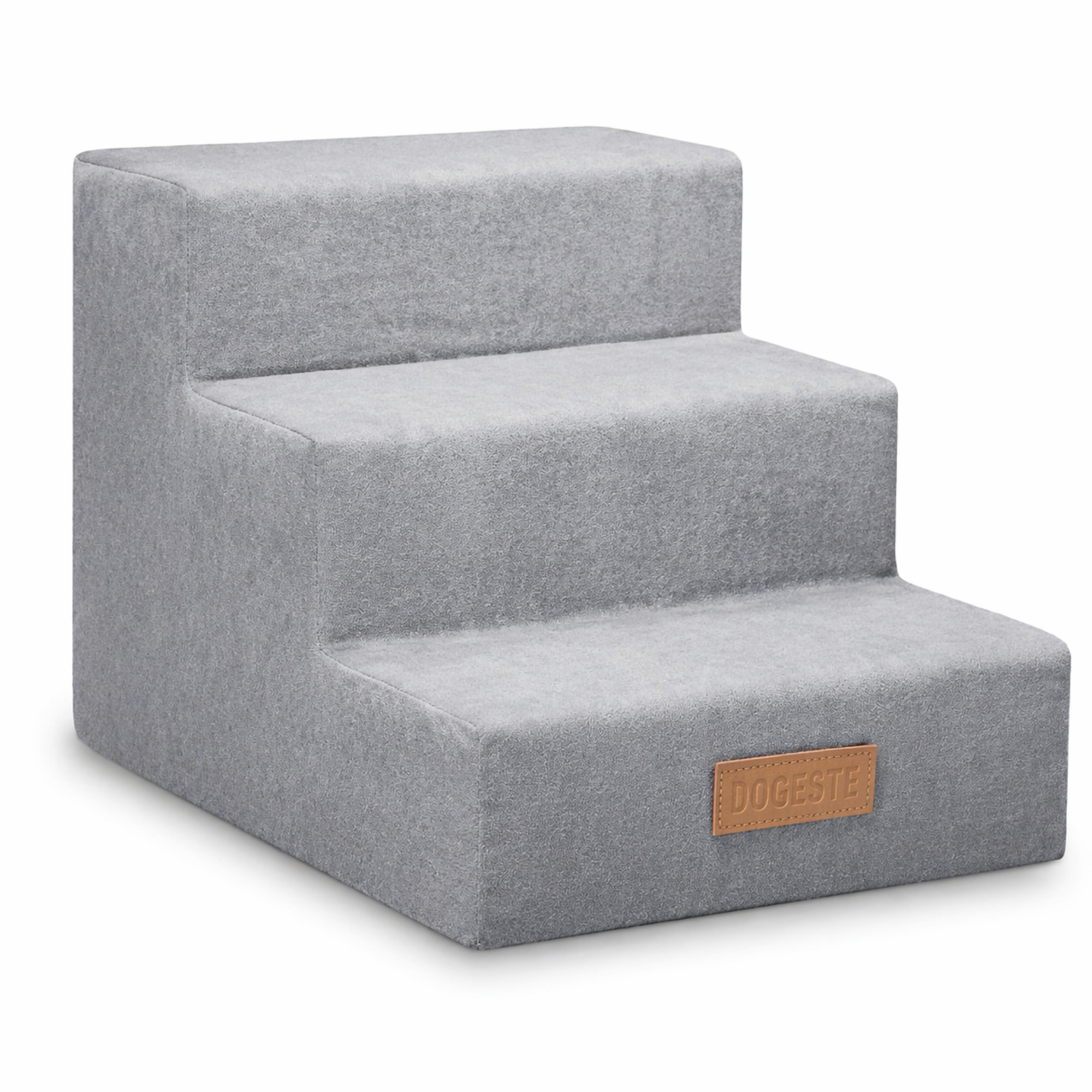 Dogeste schodíky pre psa sivé classic 3 stupne