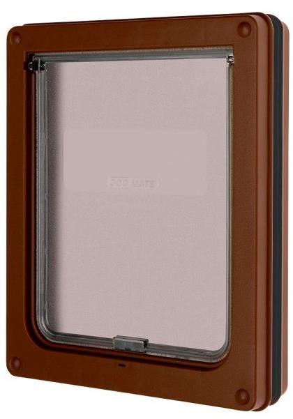 Kerbl Dog Mate 2-way Dog-Clap, 2-cestná, magnetická, hnedá