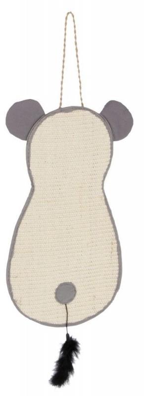 Kerbl Škrabadlo pre mačky, sisalová škrabacia myška, 66 × 25 cm