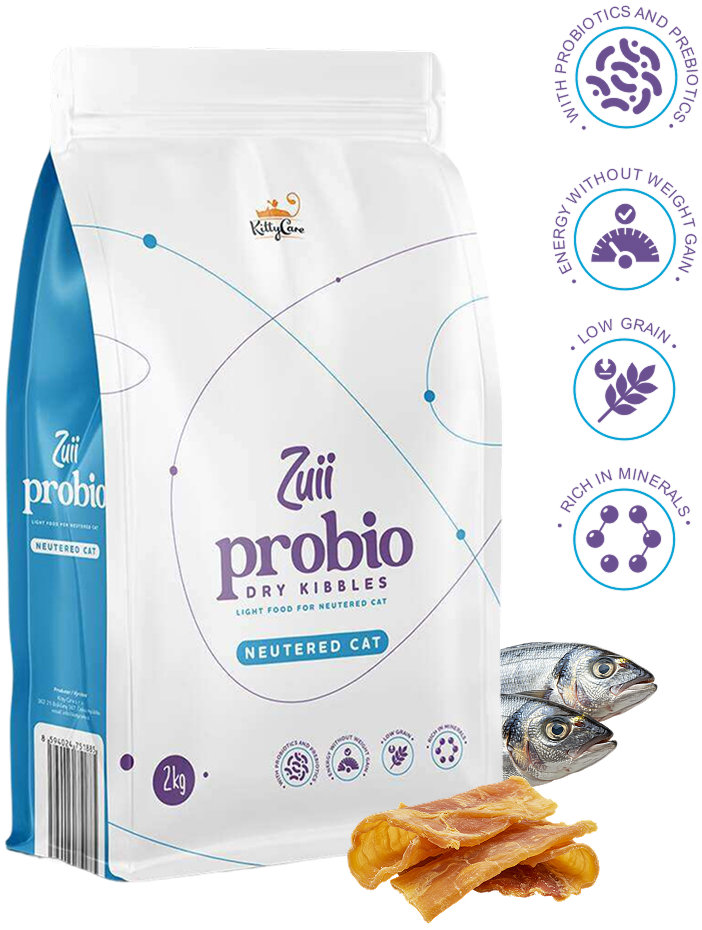 KittyCare Probio granuly Zuii Neutered 2 kg