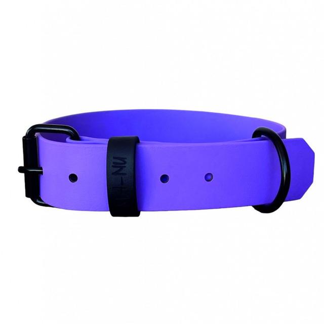 MA-NU Obojok pre psa Light Berry/Fialový 38 mm × 40 – 50 cm