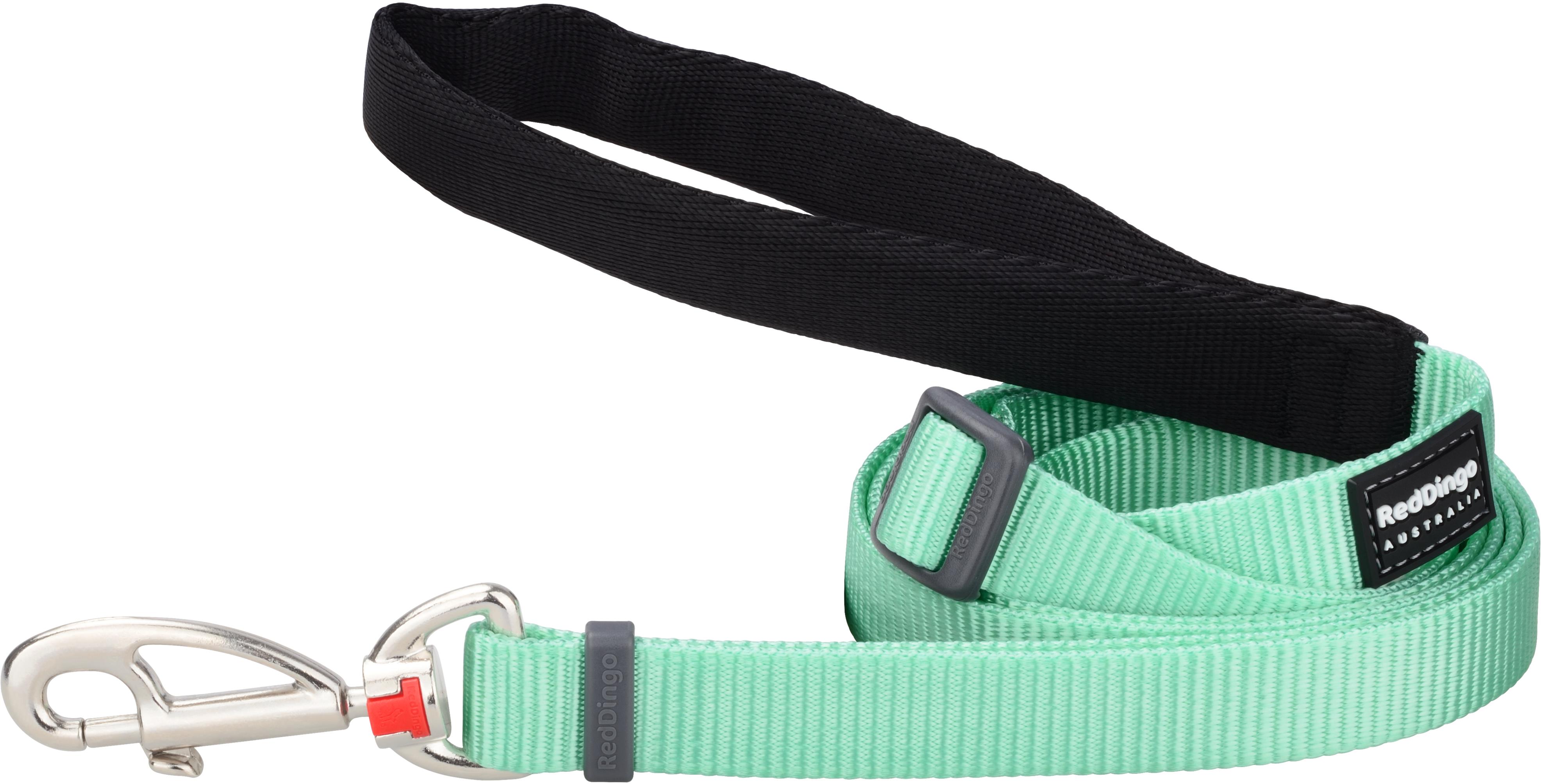 Red Dingo Vodítko 20 mm × 1,8 m, pastelovo zelené