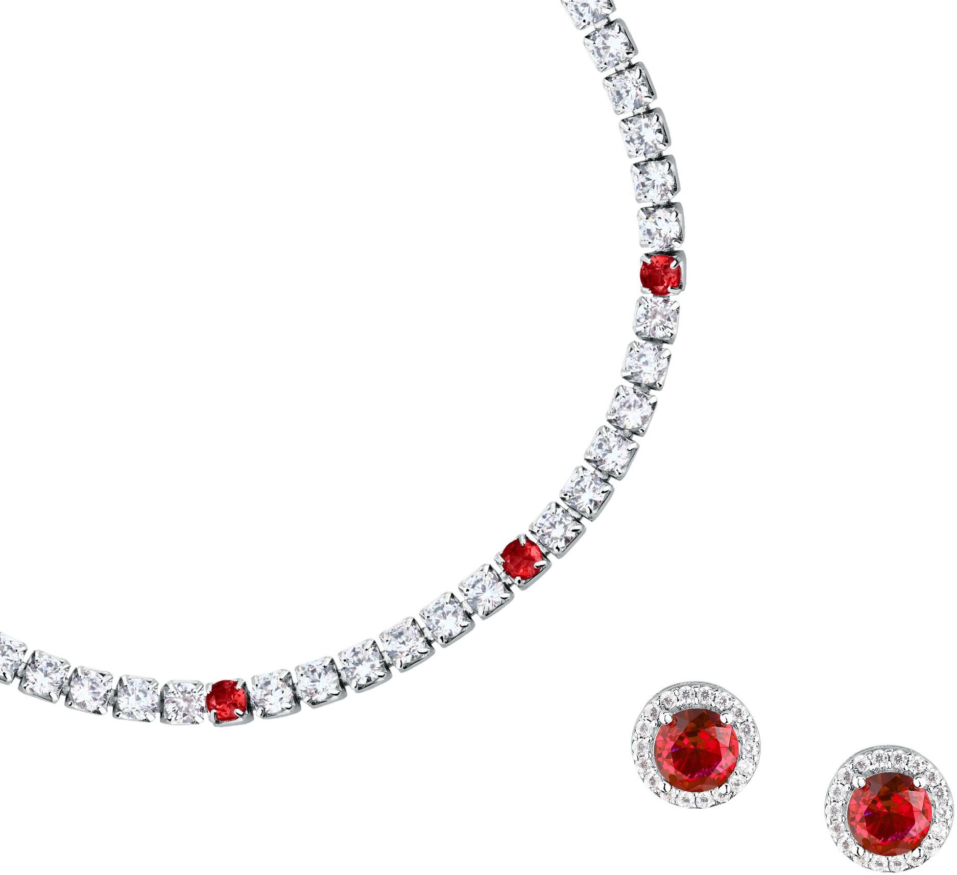 La Petite Story Darčeková sada náramok a náušnice, strieborná LPS20AWV01 (Ag 925/1000; 5,1 g)