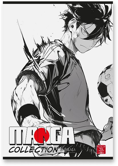 PIGNA Manga A4 šitý, linajkový, náhodný motív