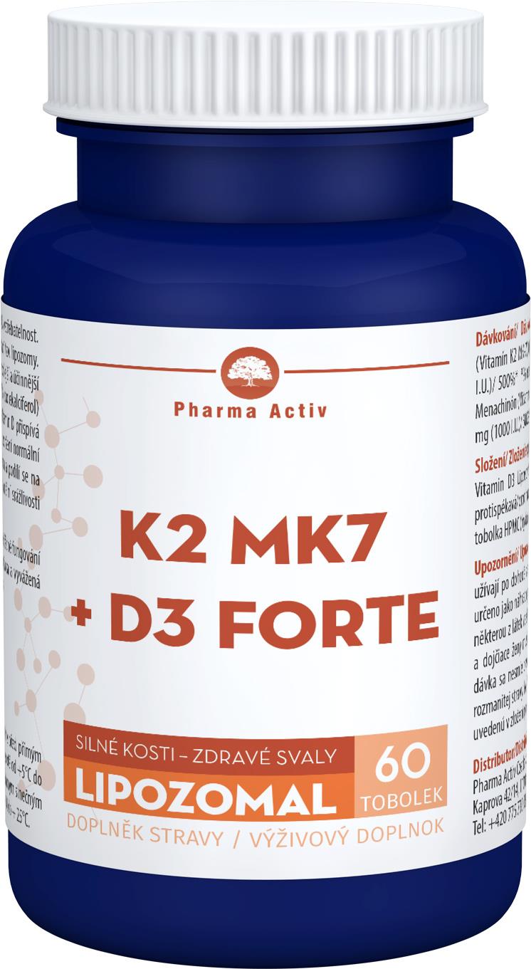 Pharma Activ Lipozomal K2 MK7 + D3 Forte 60 toboliek