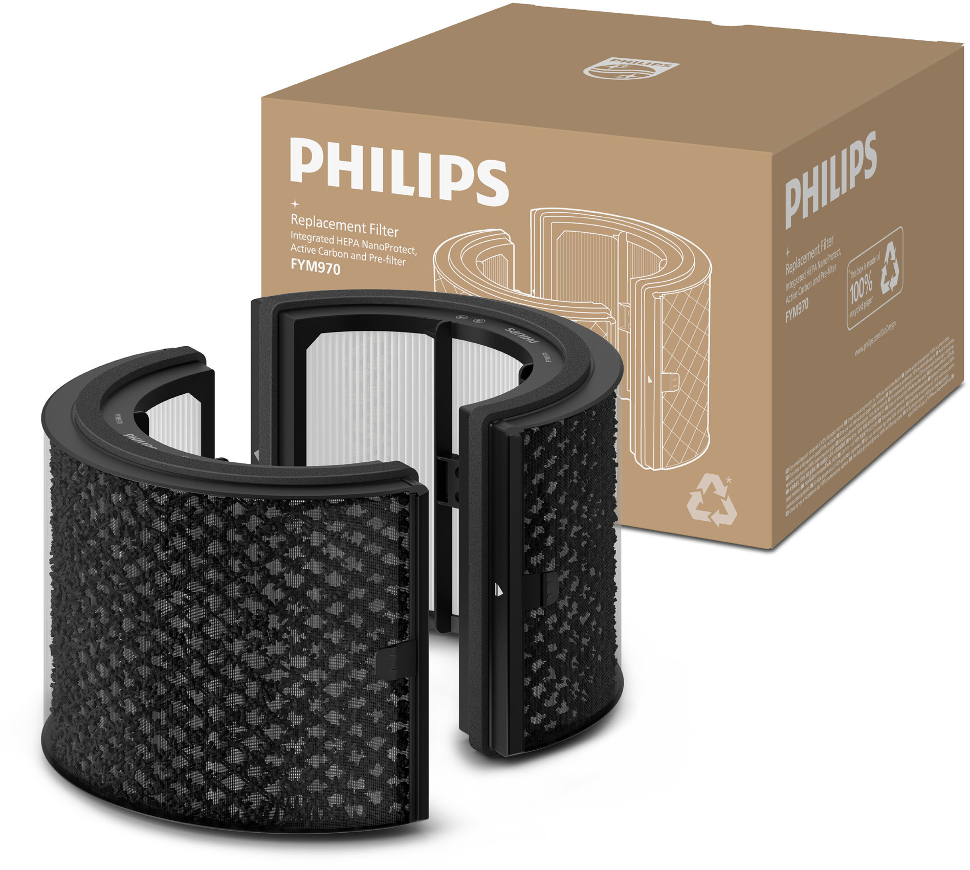 Philips FYM970/30 Náhradný HEPA + AC filter