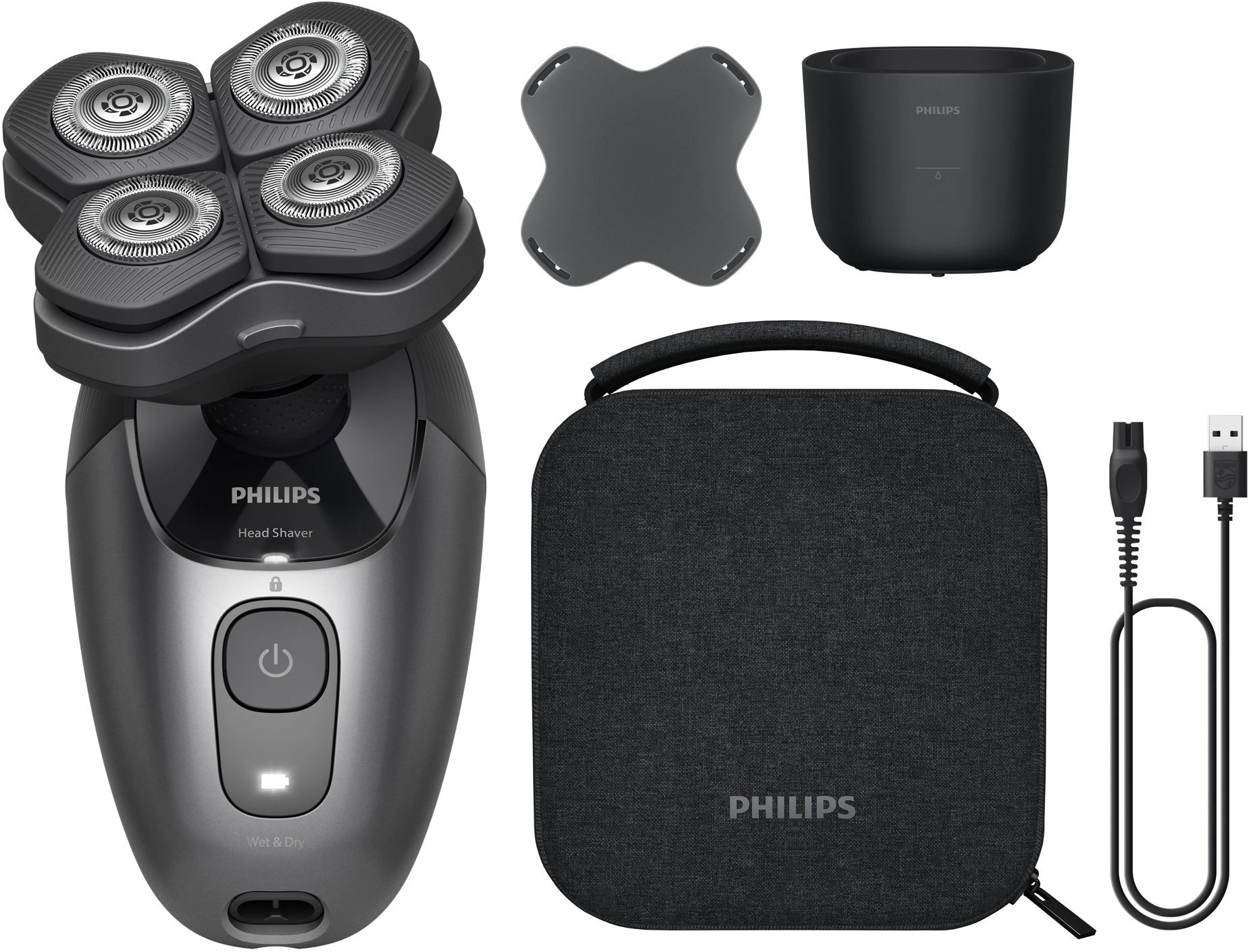 Philips Head Pro Series 7000 Holiaci strojček na hlavu HS7980/15