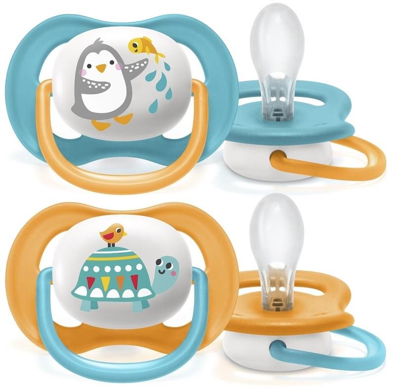 Philips AVENT cumlík Ultra Air zvieratko 6 – 18 m chlapec, 2 ks