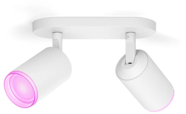 Philips Hue WACA Fugato 2× GU10 5,7 W, biele