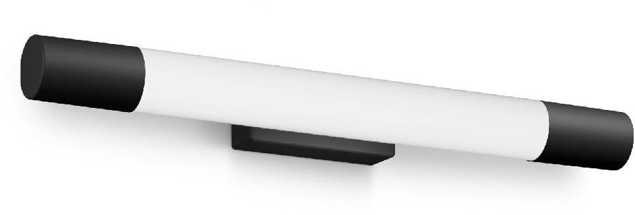 Philips Rover kúpeľňové nástenné svietidlo LED, 5 W, 450 lm, 2700 K, IP44, čierne