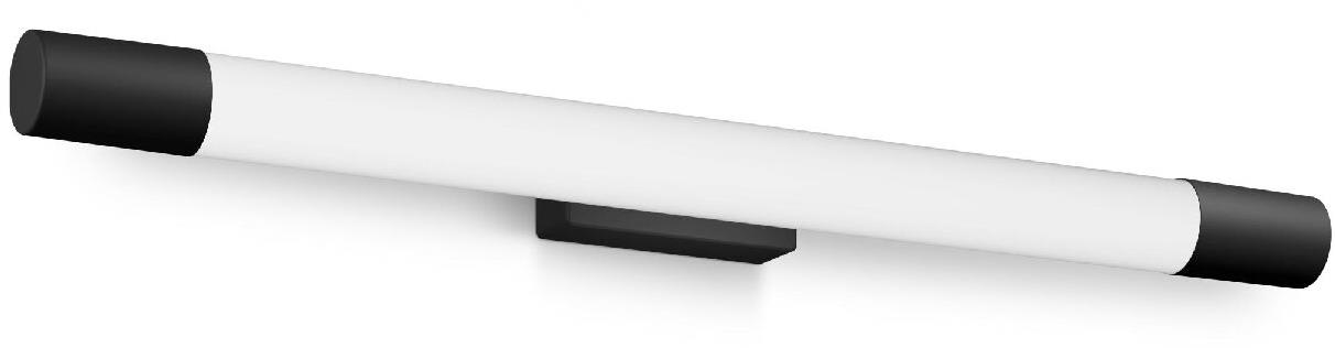 Philips Rover kúpeľňové nástenné svietidlo LED, 10 W, 900 lm, 2700 K, IP44, čierne