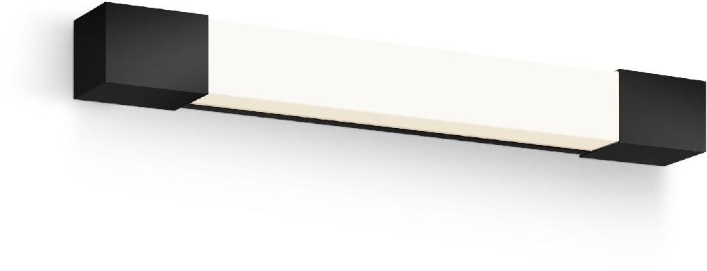 Philips Rover kúpeľňové nástenné svietidlo LED, 5 W, 450 lm, 2700 K, 44 cm, IP44, čierne