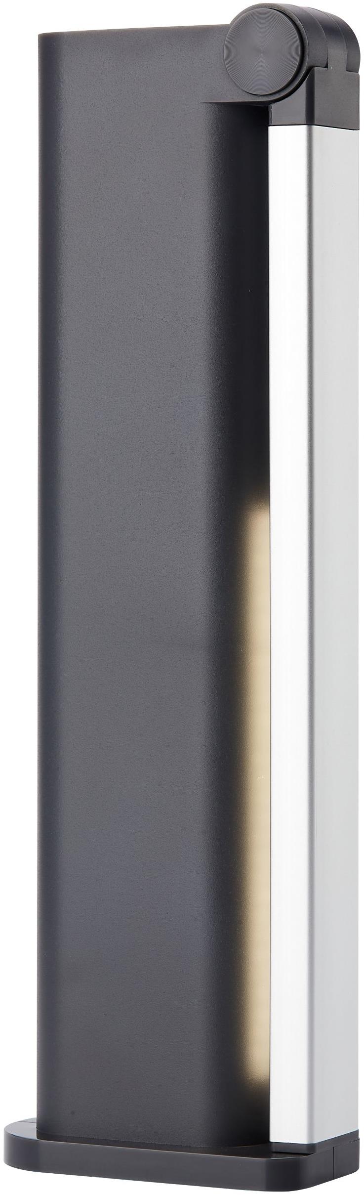 Philips LED Prenosná stolná lampička s USB portom AMBER čierna