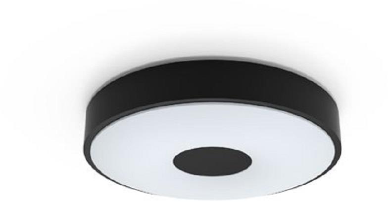 Philips Coiner stropné svietidlo LED 24 W, 2700 K, SceneSwitch čierne