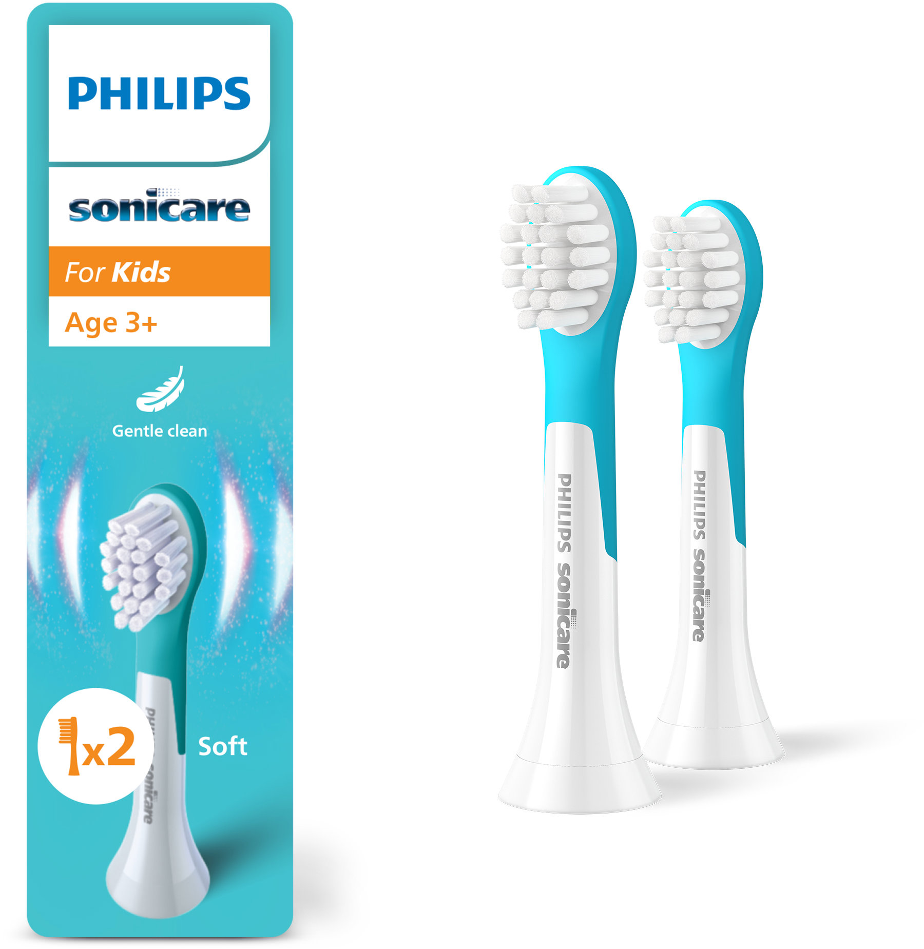 Philips Sonicare for Kids Mini HX6032/90 pre deti od 3 rokov 2 ks