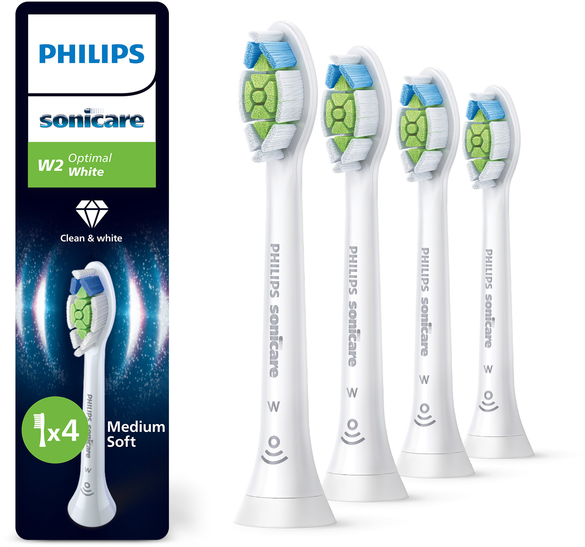 Philips Sonicare Optimal White HX6064/87 4 ks