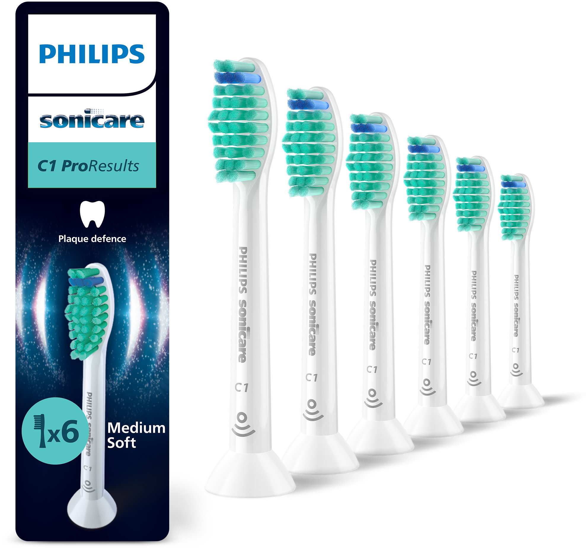Philips Sonicare ProResults HX6016/87 6 ks
