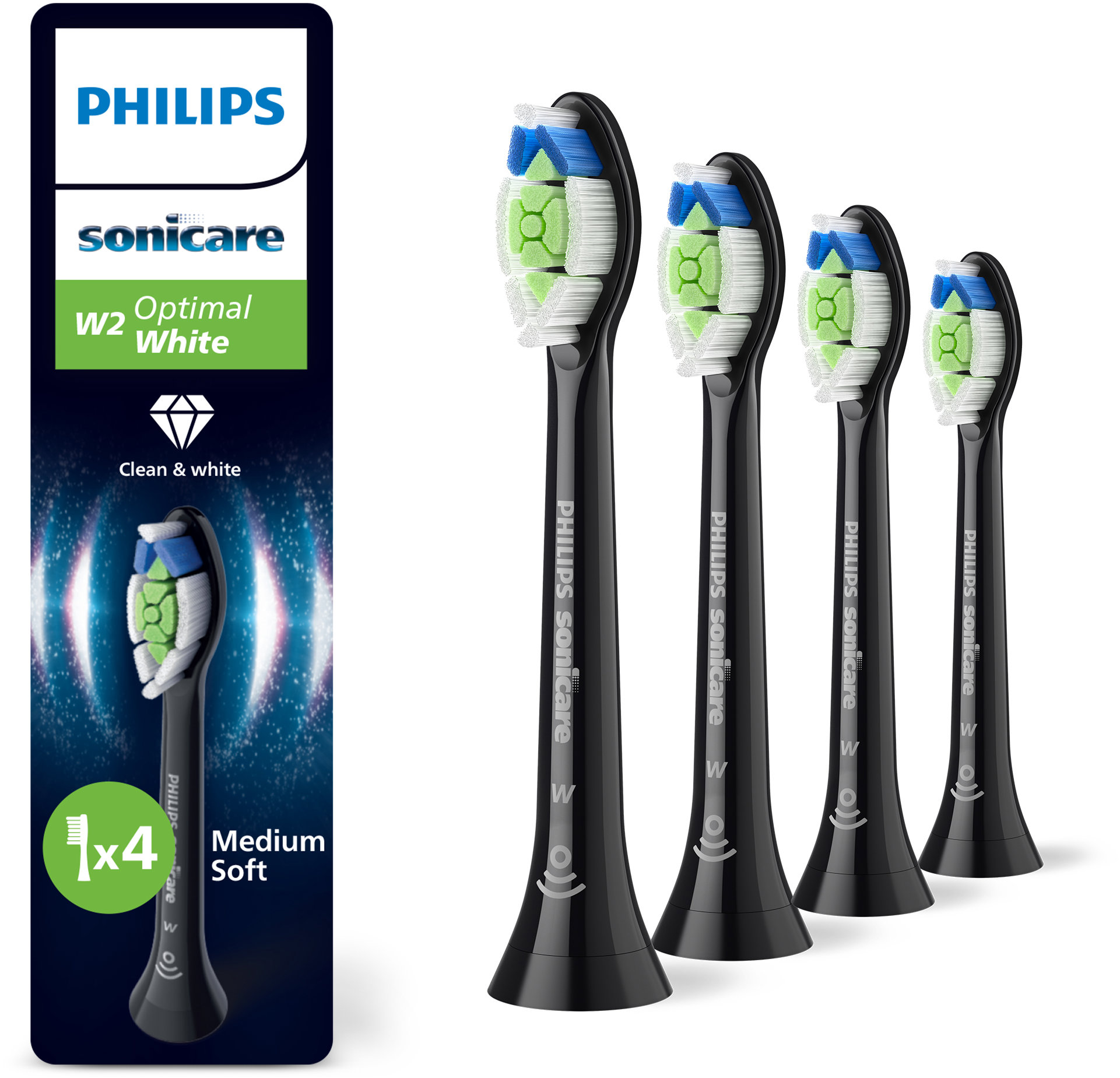 Philips Sonicare Optimal White HX6064/88 4 ks