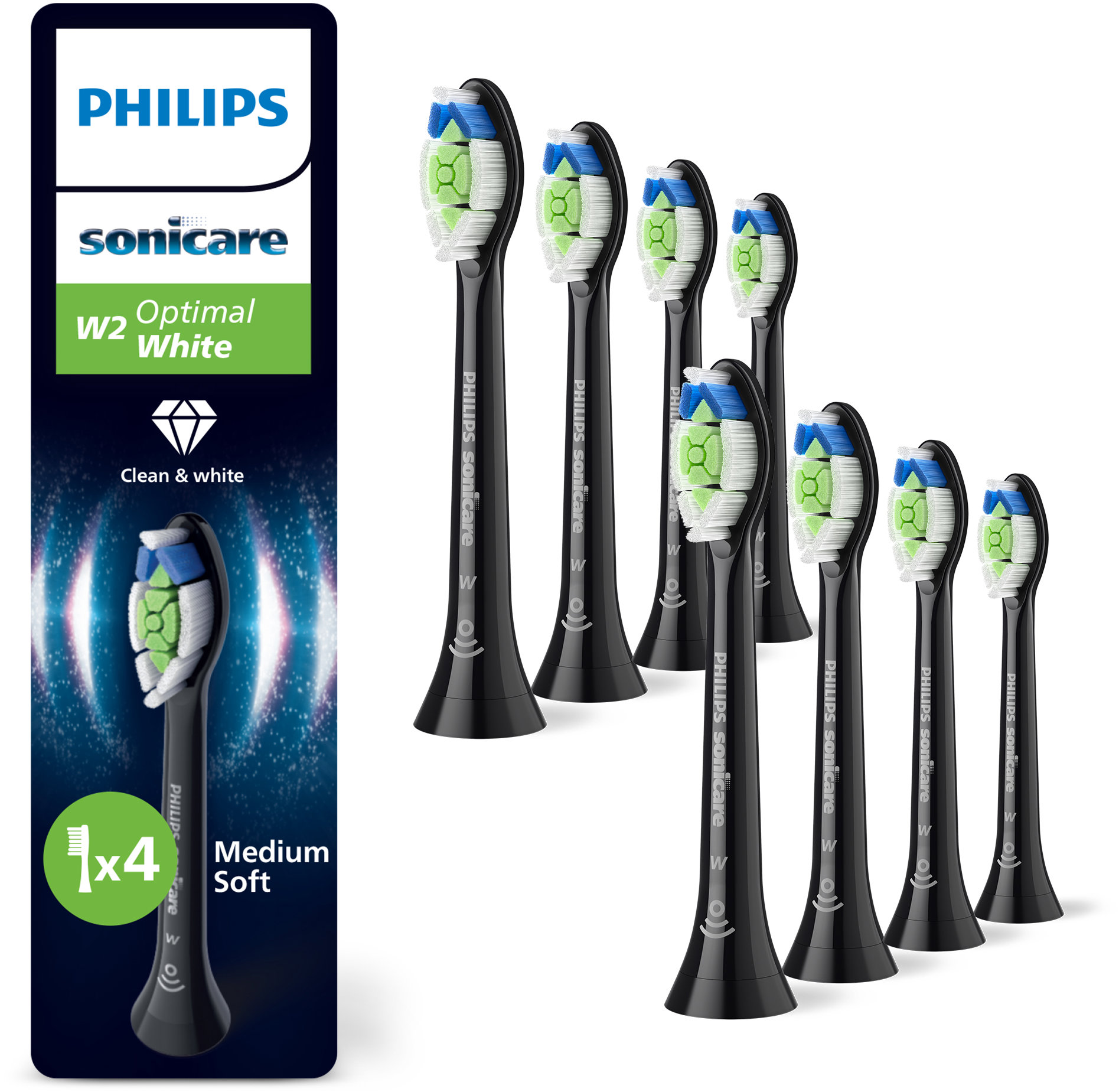 Philips Sonicare Optimal White HX6068/88 8 ks