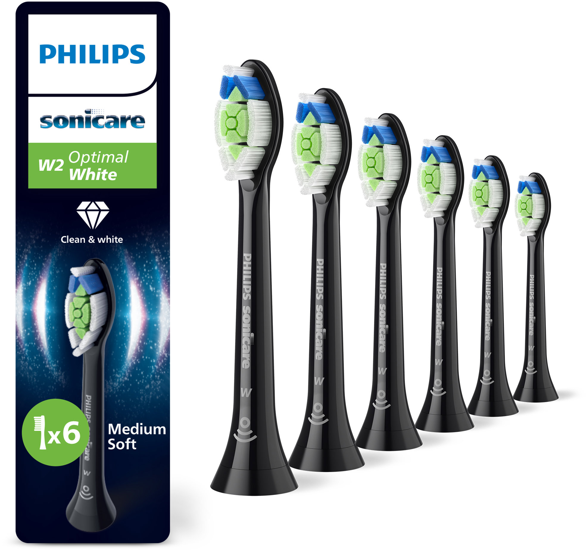 Philips Sonicare Optimal White HX6066/88 6 ks