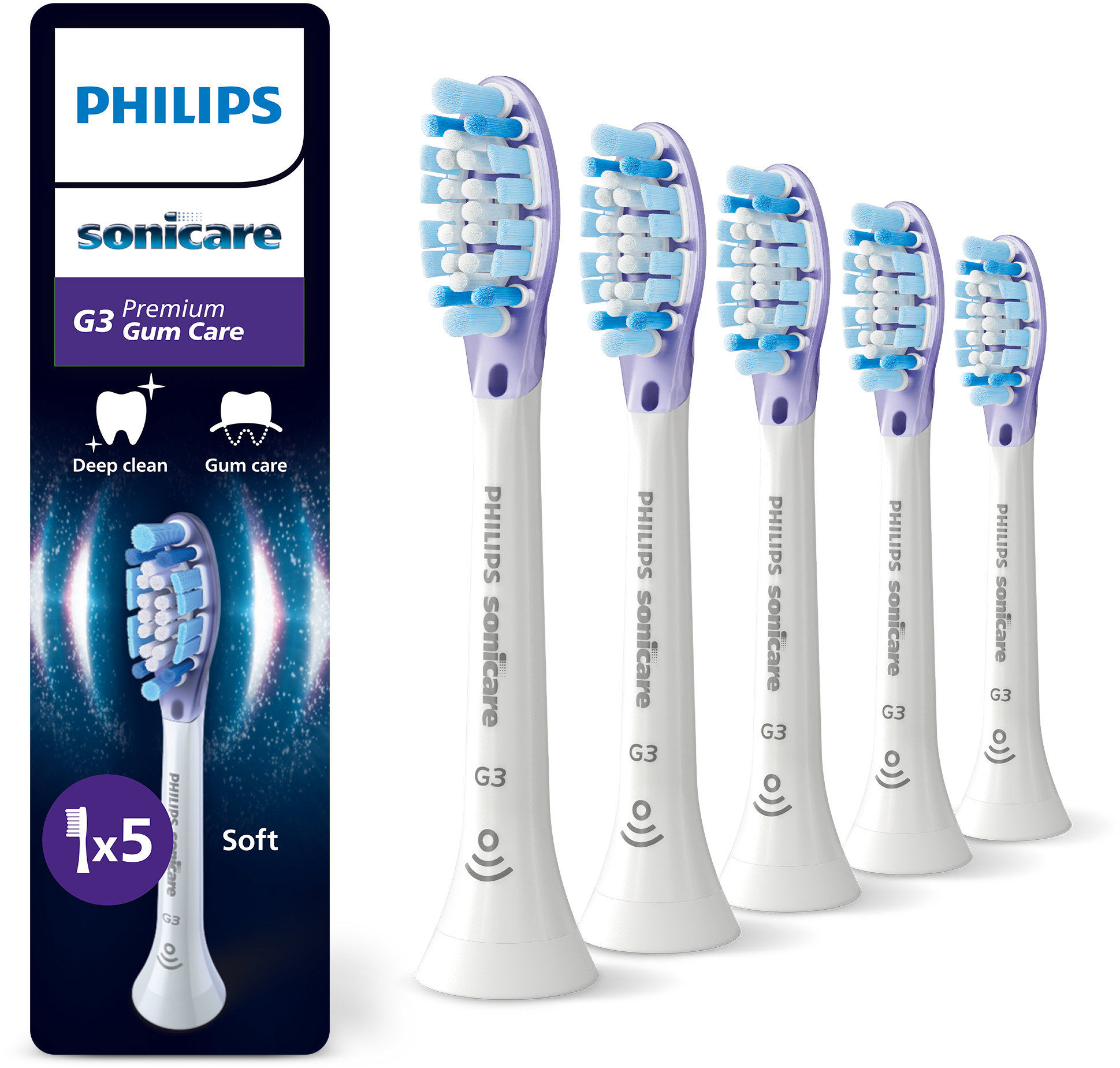 Philips Sonicare Premium Gum Care HX9055/87 5 ks