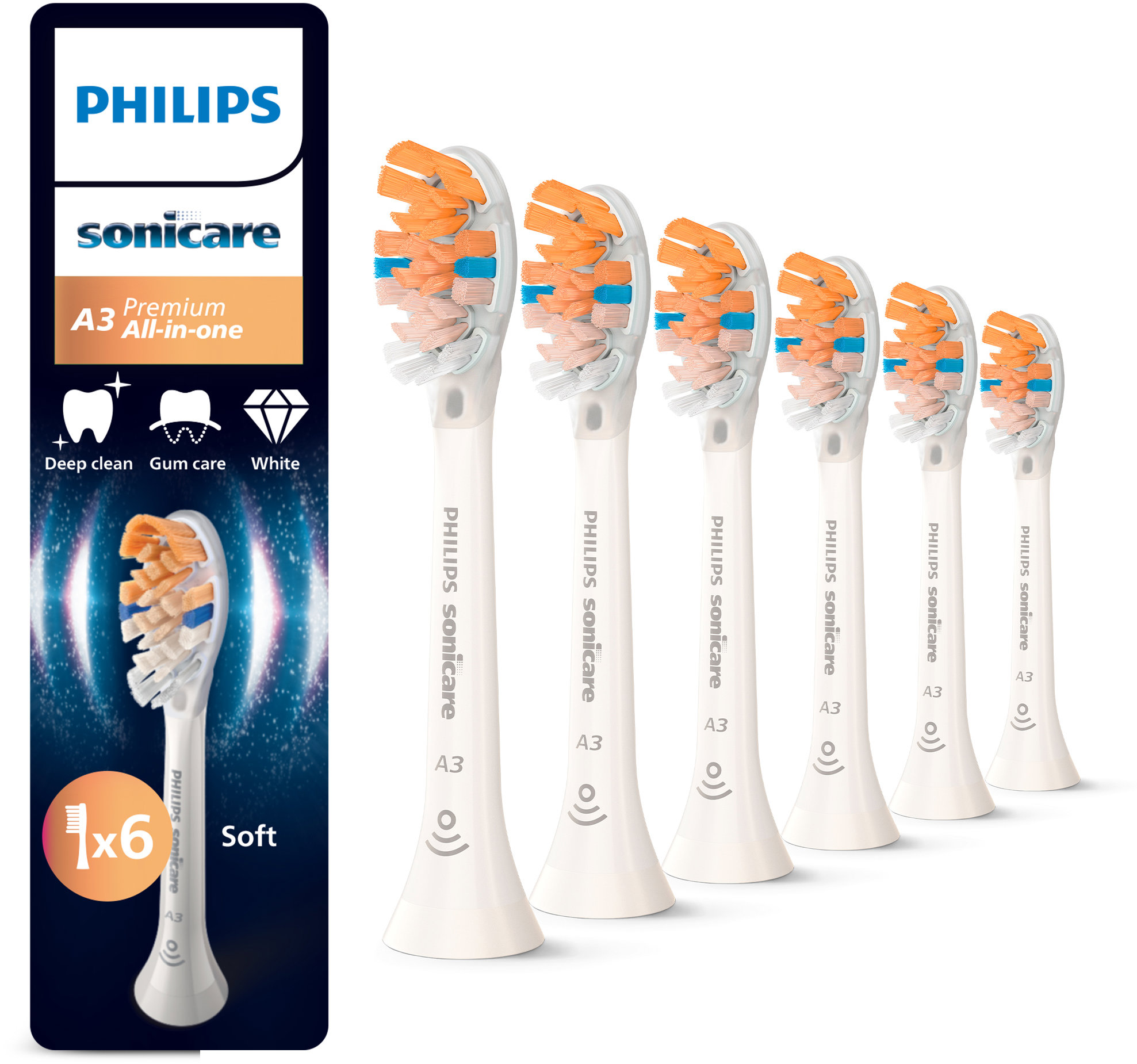 Philips Sonicare Premium All-in-One HX9096/87 6 ks