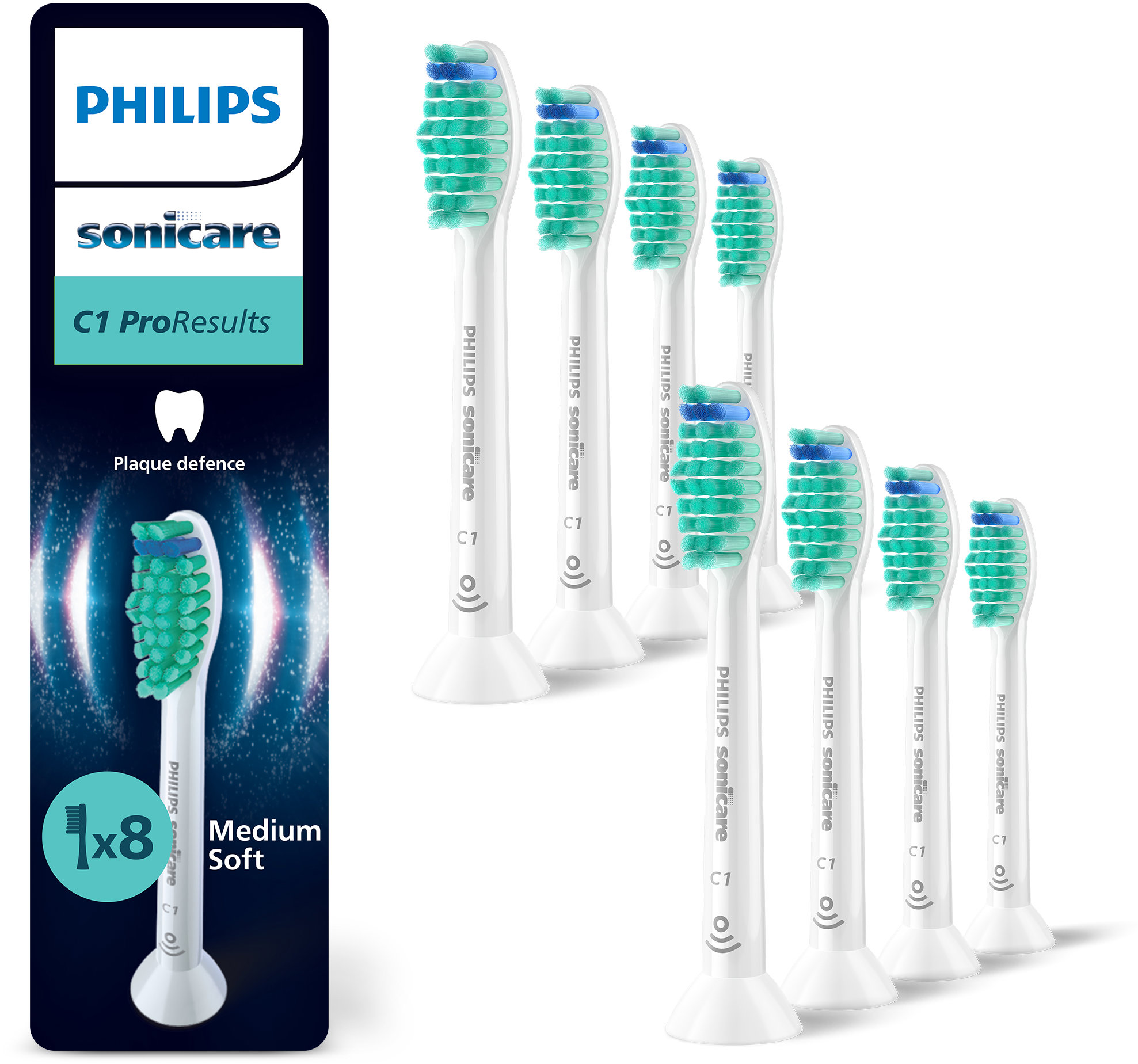 Philips Sonicare ProResults HX6018/87 8 ks