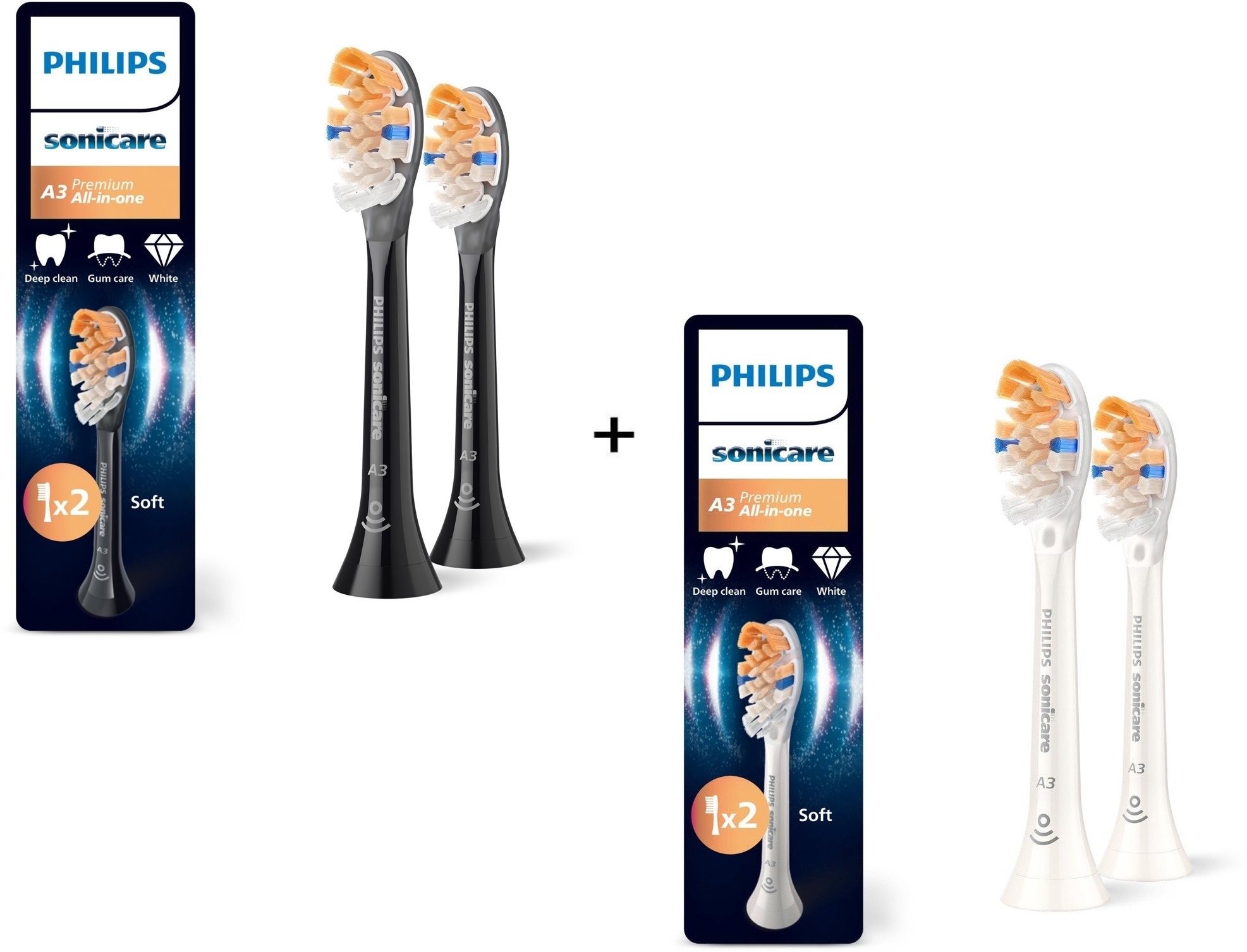 Philips Sonicare Premium All-in-One HX9092/88 2 ks + HX9092/87 2 ks
