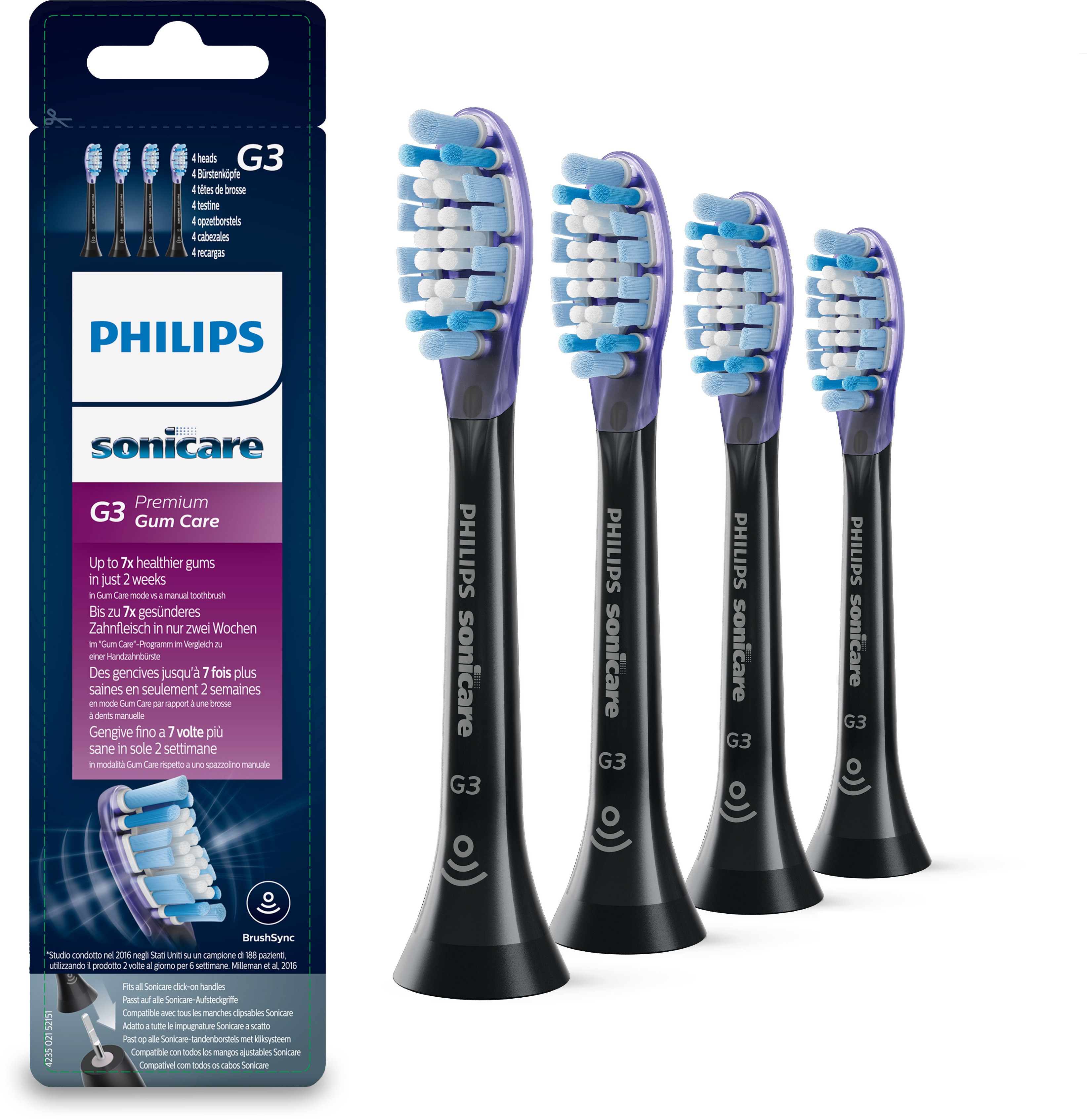 Philips Sonicare Premium Gum Care HX9054/33 4 ks