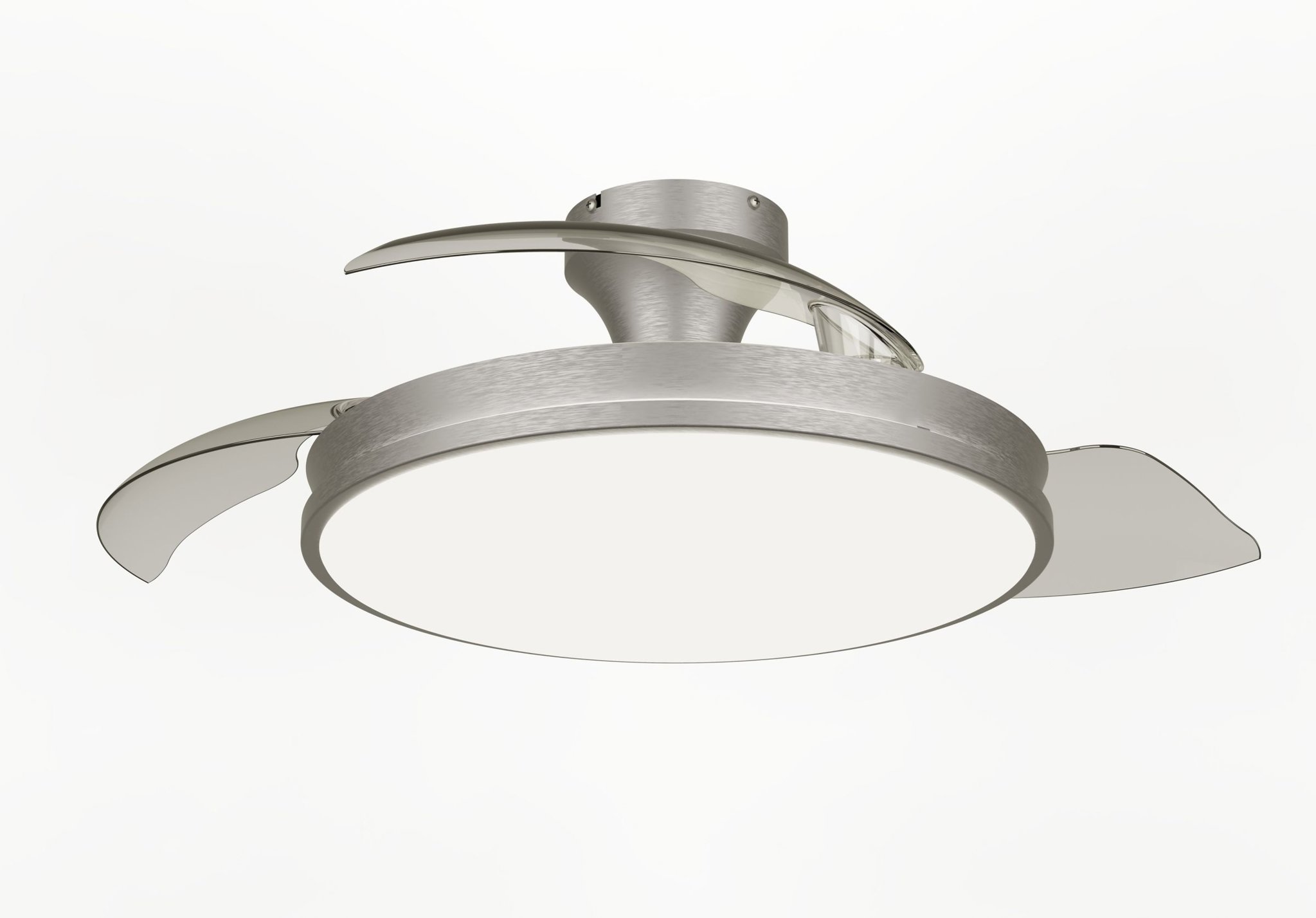 Philips Atlas DC stropný ventilátor a svietidlo 28 W + 35 W niklový