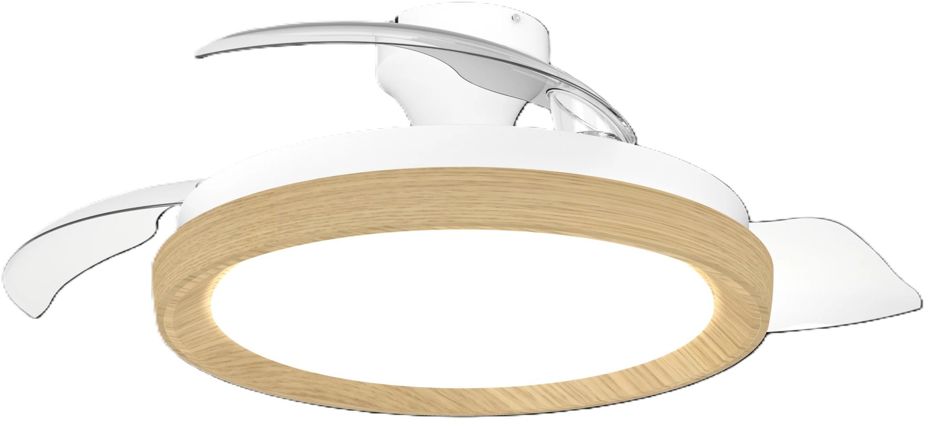 Philips Bliss DC stropní ventilátor a svítidlo 28 W+35 W dřevo