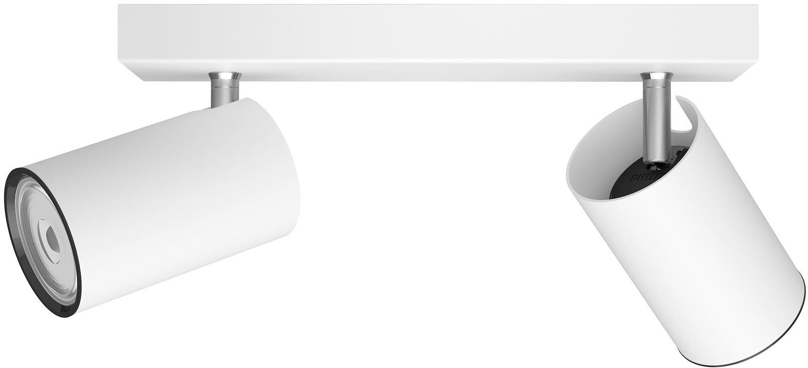 Philips Kosipo bodové svietidlo 2× GU10 5,5 W, bez zdroja IP20, biele