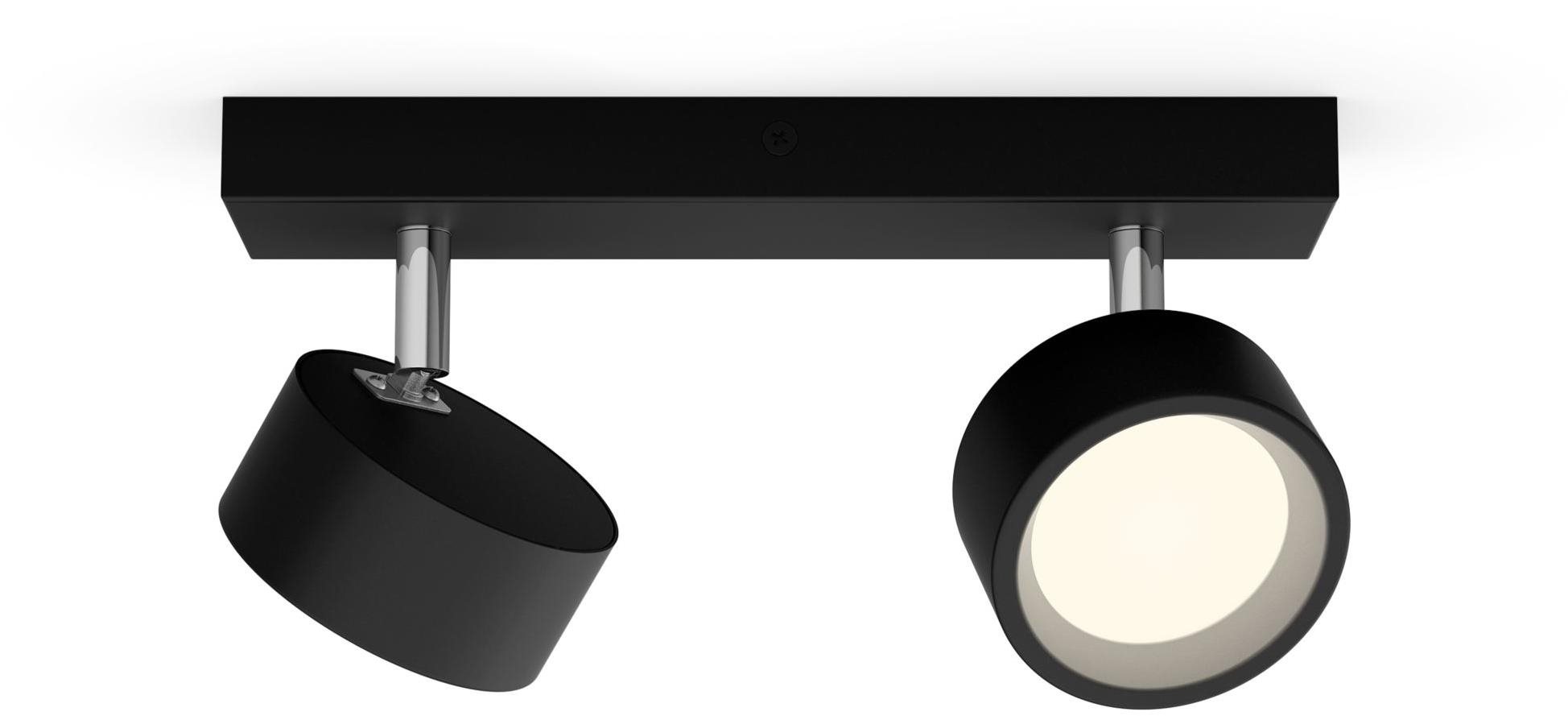 Philips BRACIA bodové svietidlo LED 11 W, 1100 lm, 2700 K, 26 cm, IP20, čierne