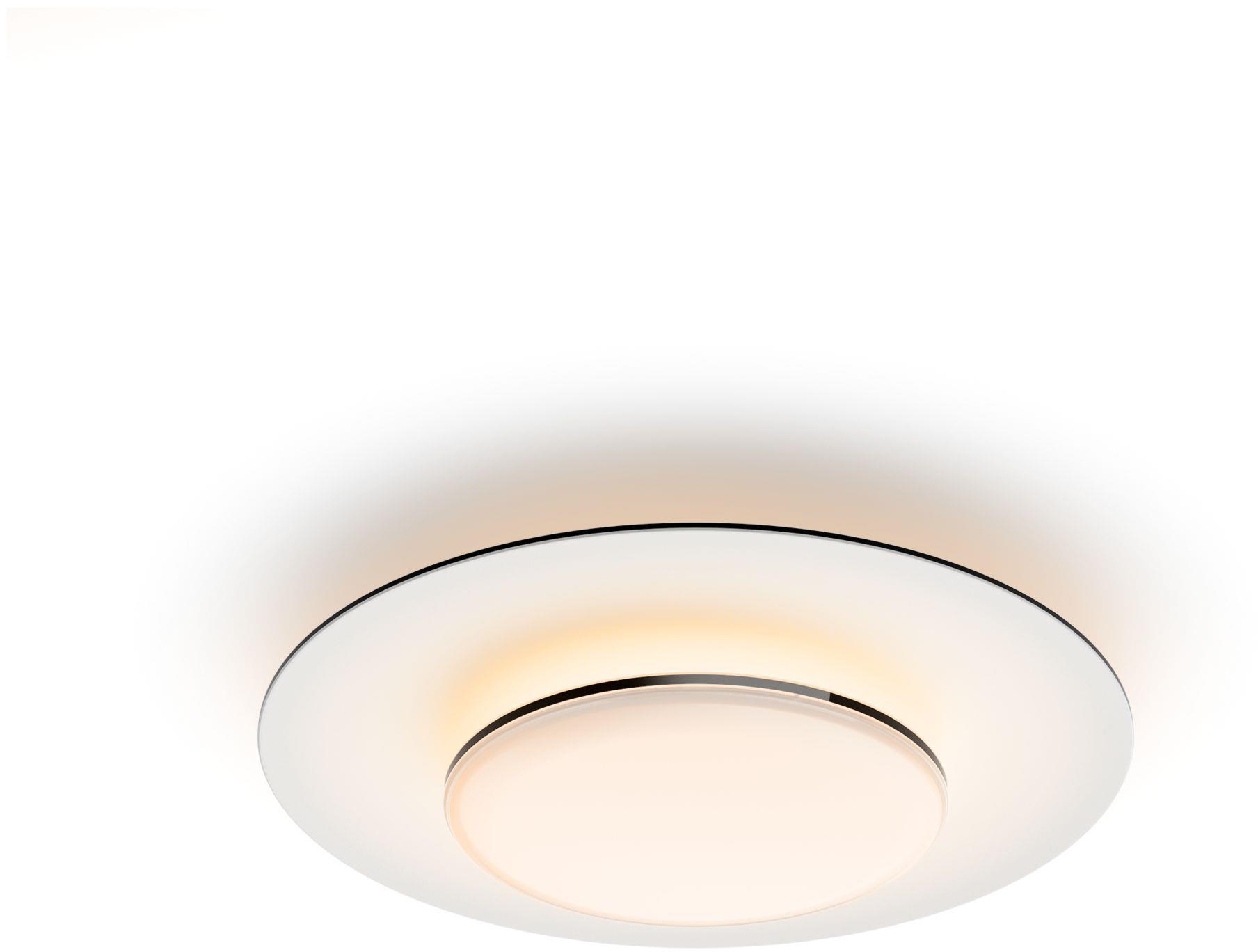 Philips GARNET CL580 stropné svietidlo LED 30 W, 3100 lm, 2700 K, 40 cm, IP20, biele-čierne