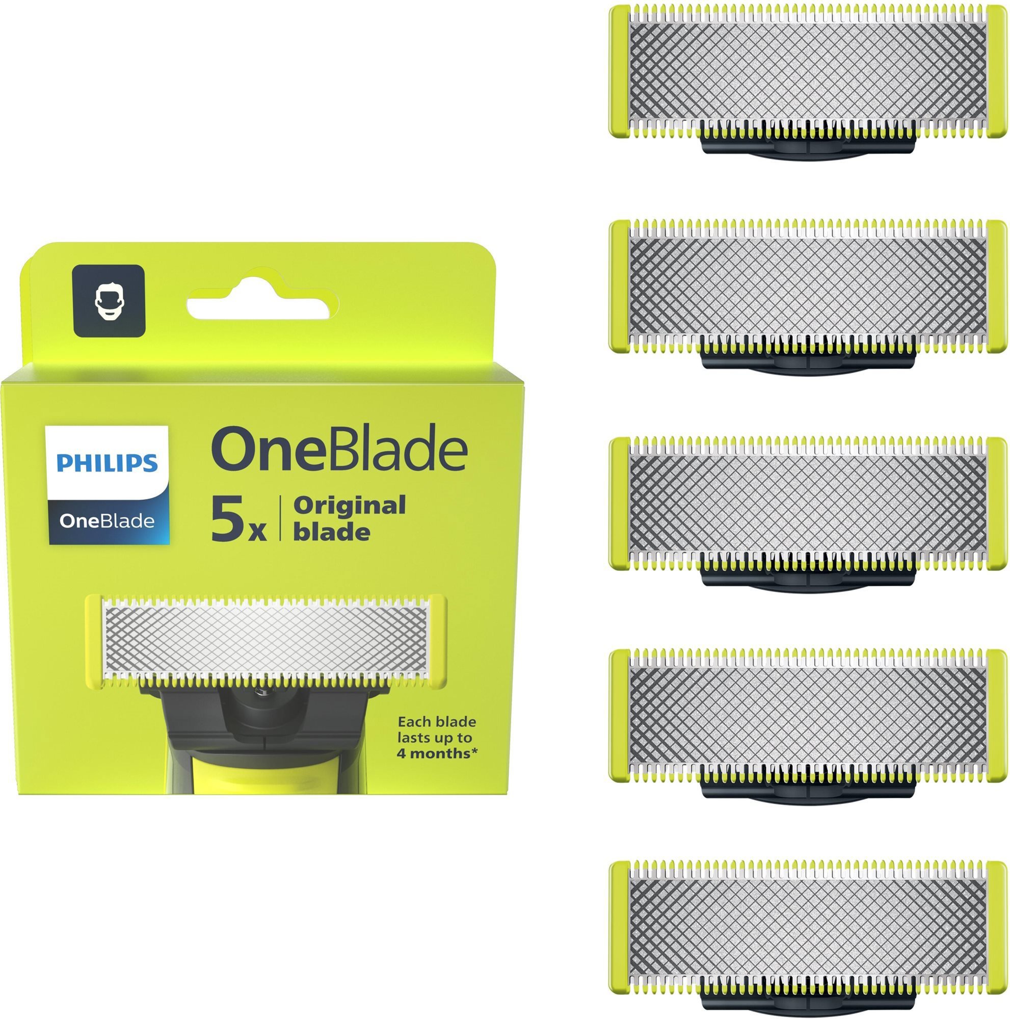 Philips OneBlade QP250/50 – Výmenné čepele, 5 ks